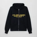 Billie Eilish 3D Hands Black Zip Up Hoodie Front