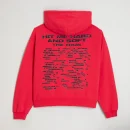 Billie Eilish Bend TOUR Red Hoodie Back