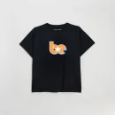 BE Star Toddler Youth Black Tee-Shirt Front