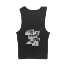 Billie Eilish Anniversary Black Tank Top Front