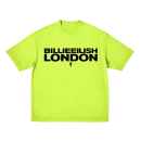 Billie Eilish Ballroom Neon Yellow Tee-Shirt Front