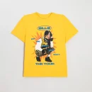 Billie Eilish Color Burst TOUR Gold Tee-Shirt Front