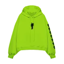 Billie Eilish Hanging Blohsh Green Hoodie Front