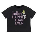Billie Eilish Pretty Boy Rhinestone Tee - Shirt Front