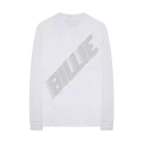 Billie Eilish Racer Logo White Longsleeve front