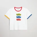 Billie Eilish Repeat Primary Ringer Tee-Shirt Front