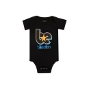 Billie Eilish Star Infant Black Onesie Front
