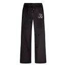 Billie Eilish x Barbie Black Velour Pants Front