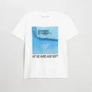 HIT ME HARD AND SOFT White Cover Tee-Shirt Front