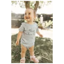 Happier Than Ever Organic Blue Onesie