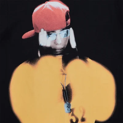 Billie Eilish Glasses TOUR 2025 Black T-Shirt Front Design