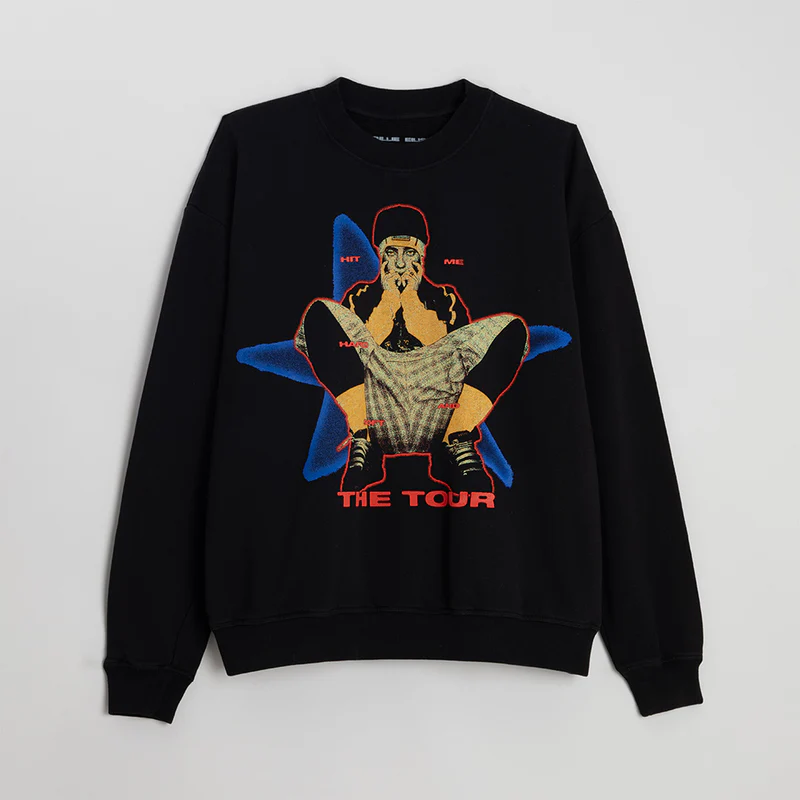 Billie Eilish Hit Me Hard And Soft Tour Black Sweatshirt