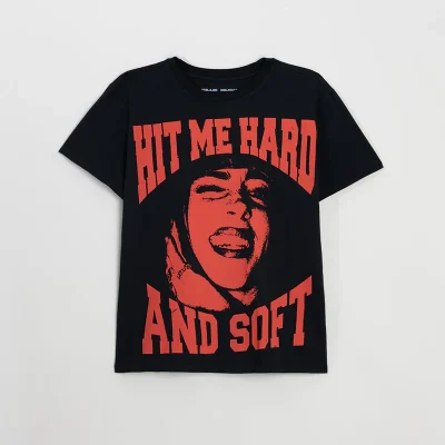 Billie Eilish Smile T-Shirt Front