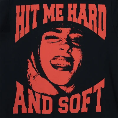 Billie Eilish Smile T-Shirt Front Design