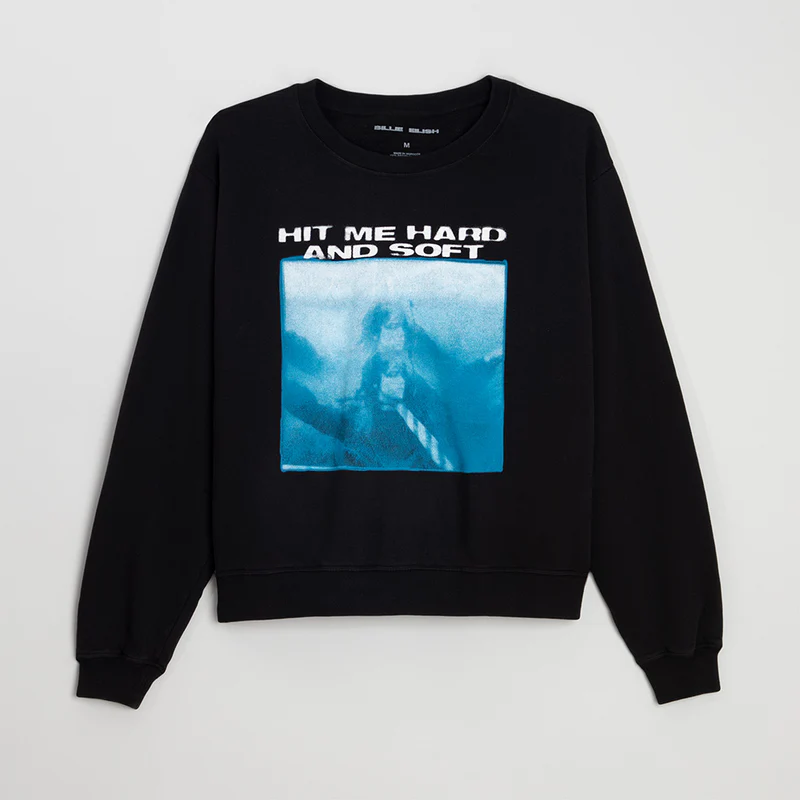 Billie Eilish Underwater Black Sweatshirt Front