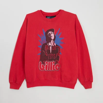 Billie x Lost Love Red Sweatshirt Front