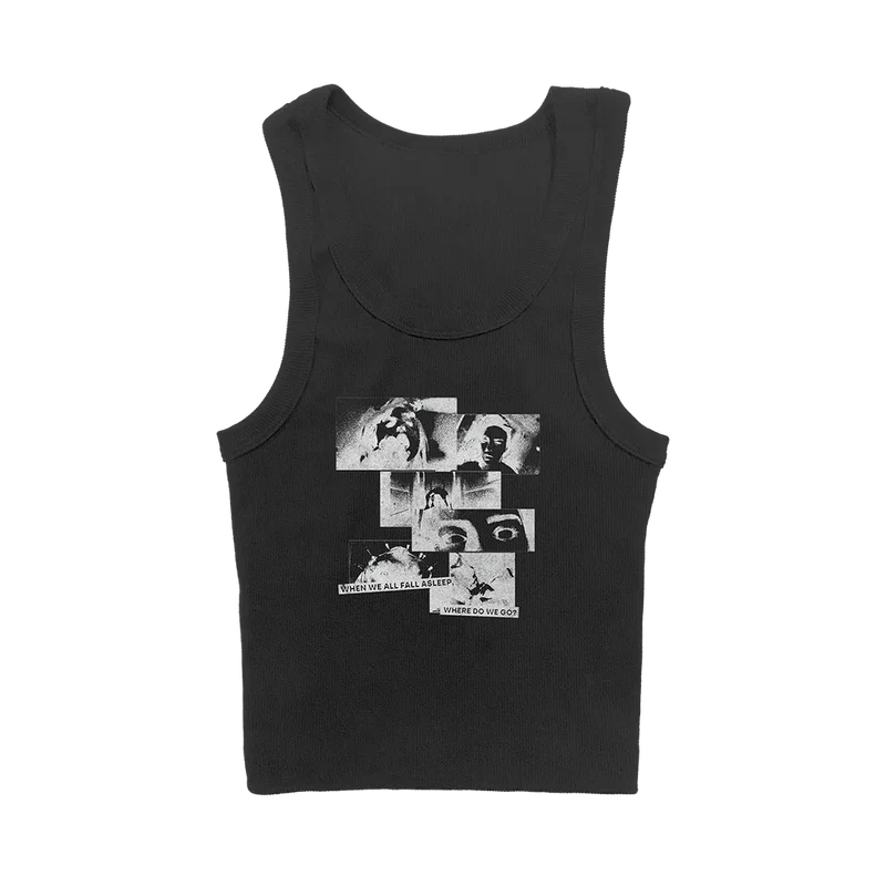 Billie Eilish Anniversary Black Tank Top Front