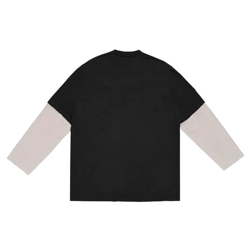 Billie Eilish Anniversary Layered Ls Black Tee Shirt Back