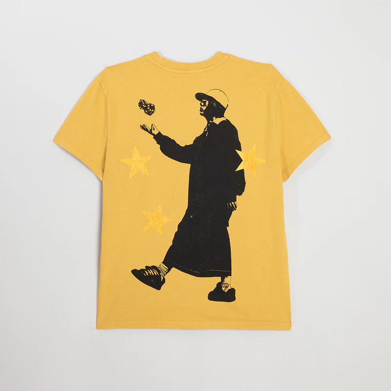 Billie Eilish Dice Toss Gold Tee-Shirt Back