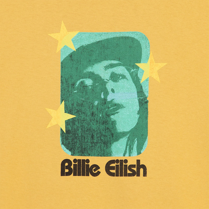 Billie Eilish Dice Toss Gold Tee-Shirt Front Design