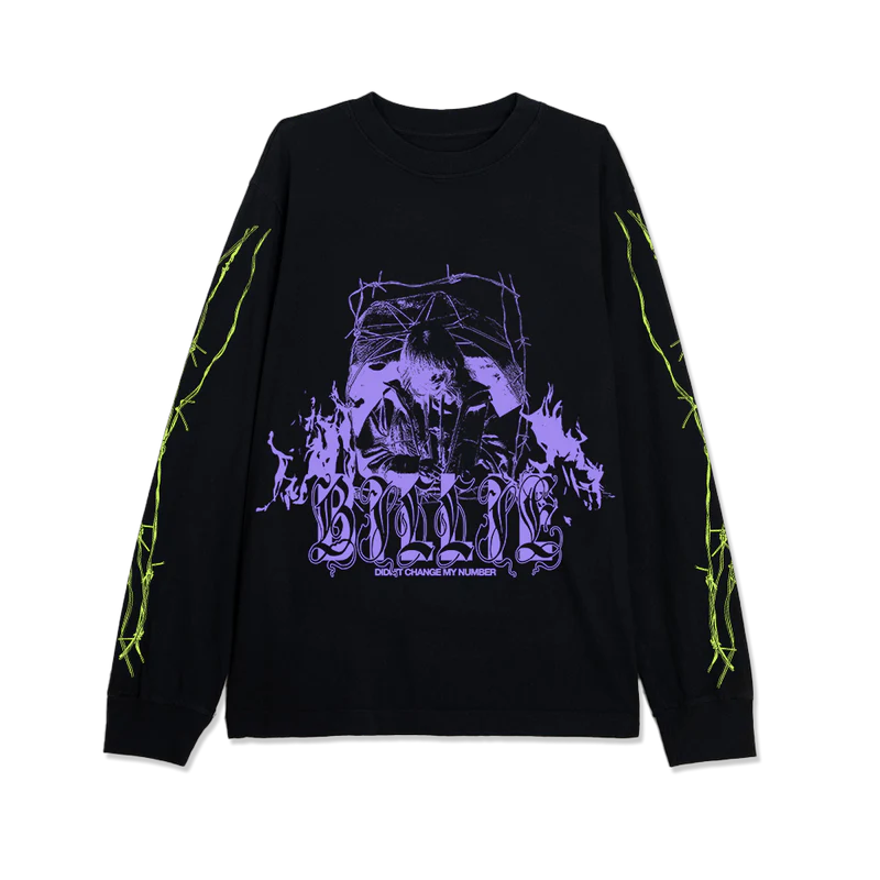 Billie Eilish Didn't Change My Number Longsleeve Front