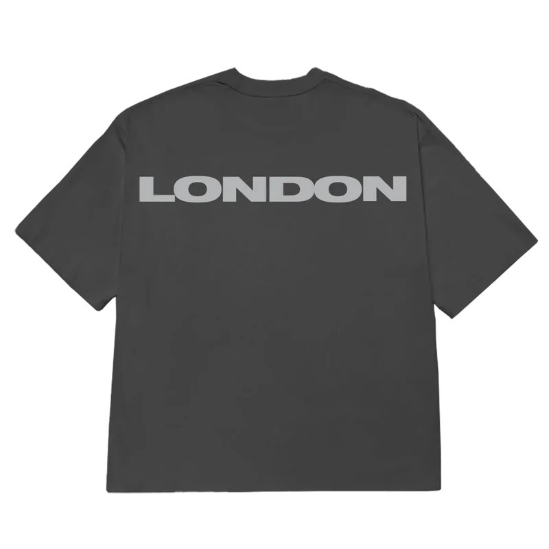 Billie Eilish Dual Photo Washed Black Tee-Shirt Back