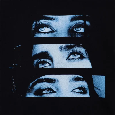 Billie Eilish Eyes Live in 3D Tee-Shirt Front Design