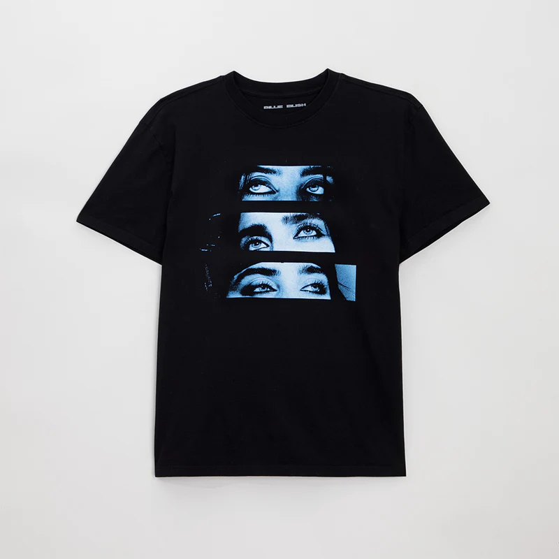 Billie Eilish Eyes Live in 3D Tee-Shirt Front