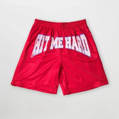 Billie Eilish HIT ME HARD Mesh Shorts Front