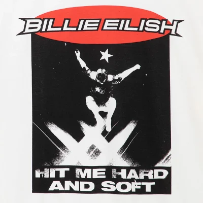 Billie Eilish Live in 3D Jump Tee-Shirt Front Design