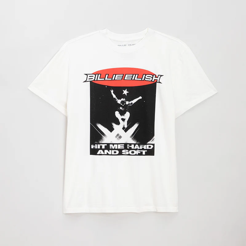 Billie Eilish Live in 3D Jump Tee-Shirt Front