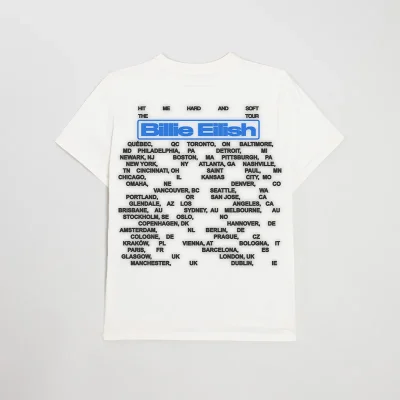 Billie Eilish Photo Tour Tee-Shirt Back