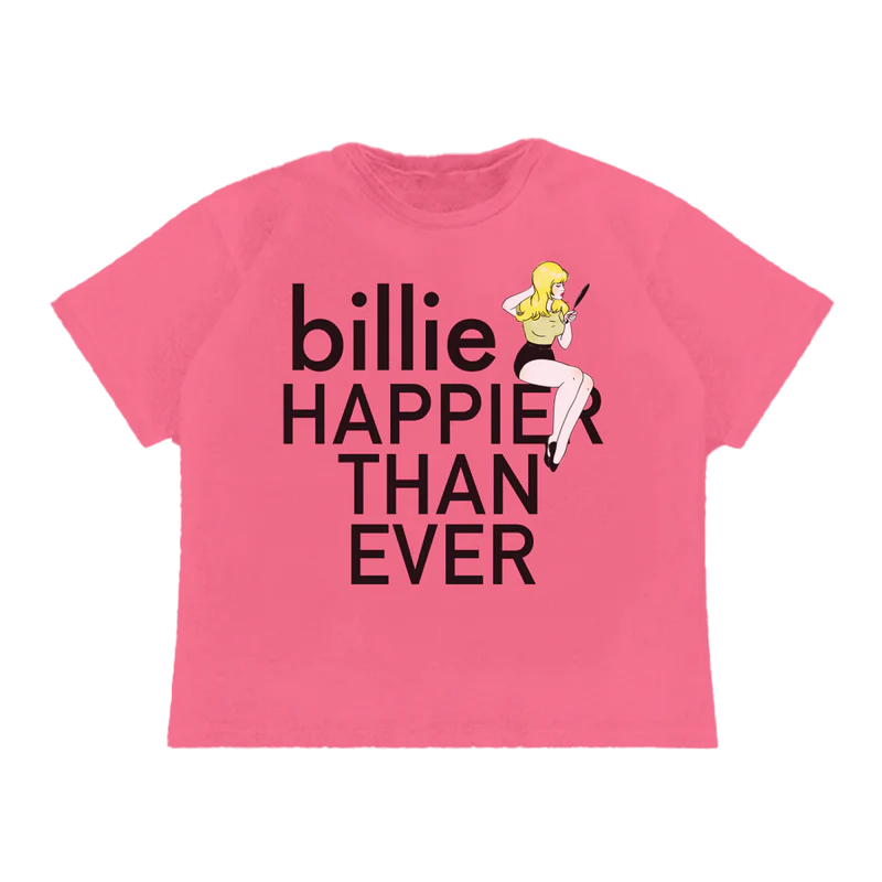 Billie Eilish Pretty Boy Tee-shirt Front