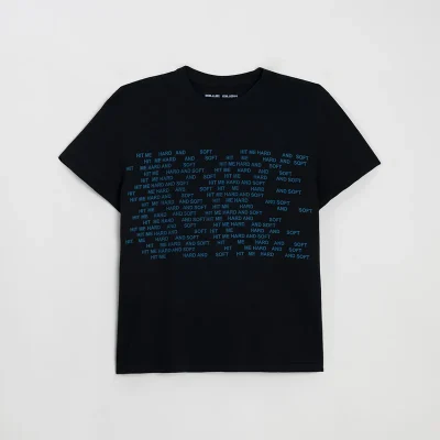 Billie Eilish Repeat Black Tee-Shirt Front