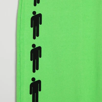 Billie Eilish Repeat Blohsh Green Sweatpant Front Design