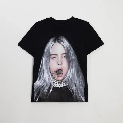 Billie Eilish Tarantula Mouth Tee-Shirt Front