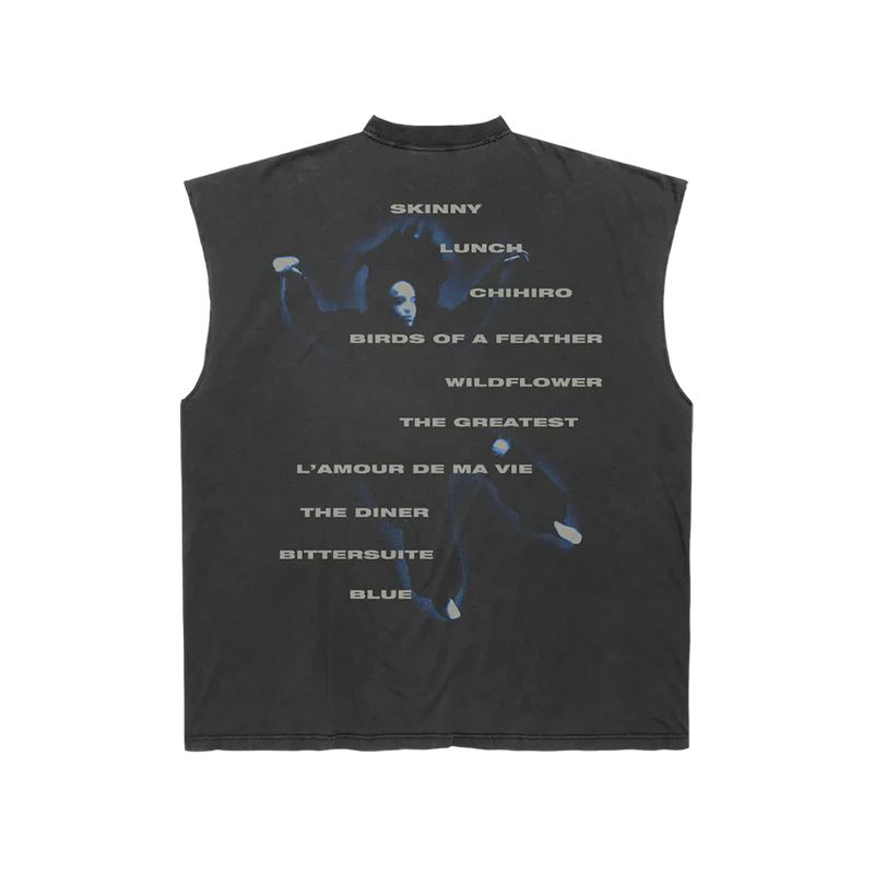 Billie Eilish Track list Cutoff Muscle T-Shirt Back