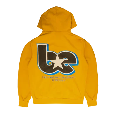 Billie Eilish Yellow Tour Zip Hoodie Back