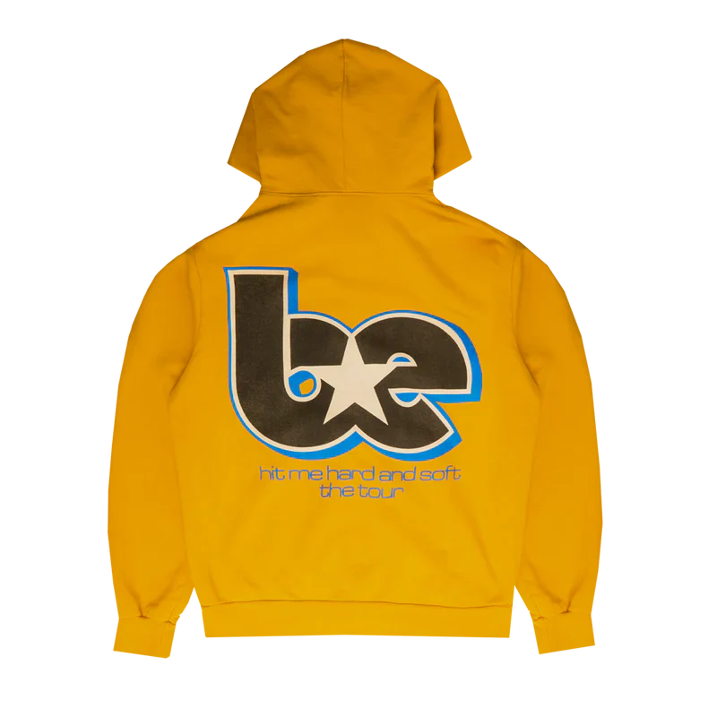 Billie Eilish Yellow Tour Zip Hoodie Back