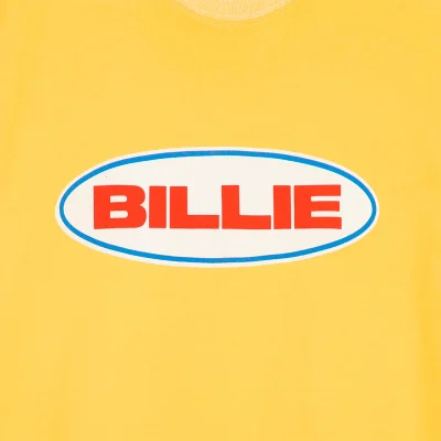 Billie x Lost Love Yellow Logo Tee-Shirt Front Design
