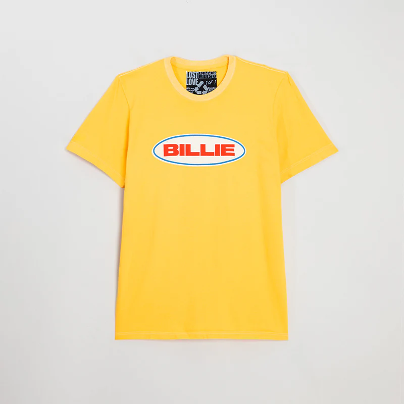 Billie x Lost Love Yellow Logo Tee-Shirt Front