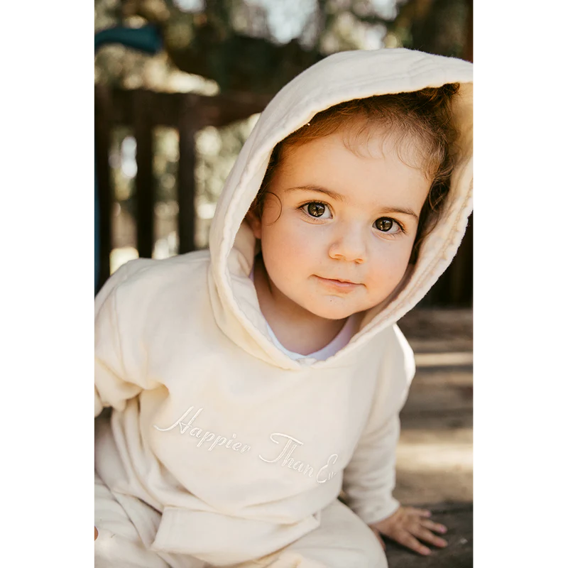 Happier Than Ever Organic Youth Hoodie